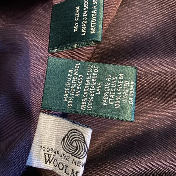 Ralph Lauren Worsted Double Breasted Wool Jacket - Picture 6 of 6